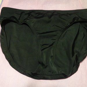 JANZEN STRETCHY BLACK BATHING SUIT BOTTOMS 18